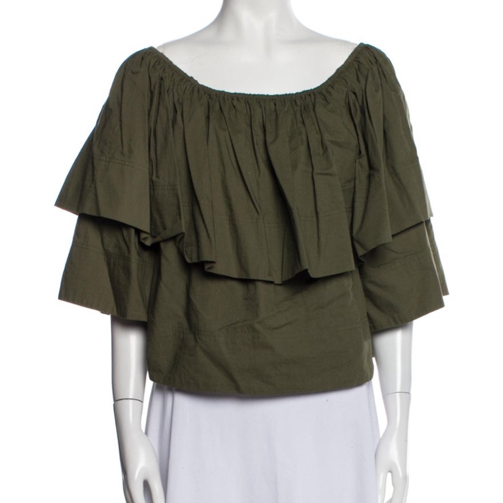 Apiece Apart off-the -shoulder blouse // M